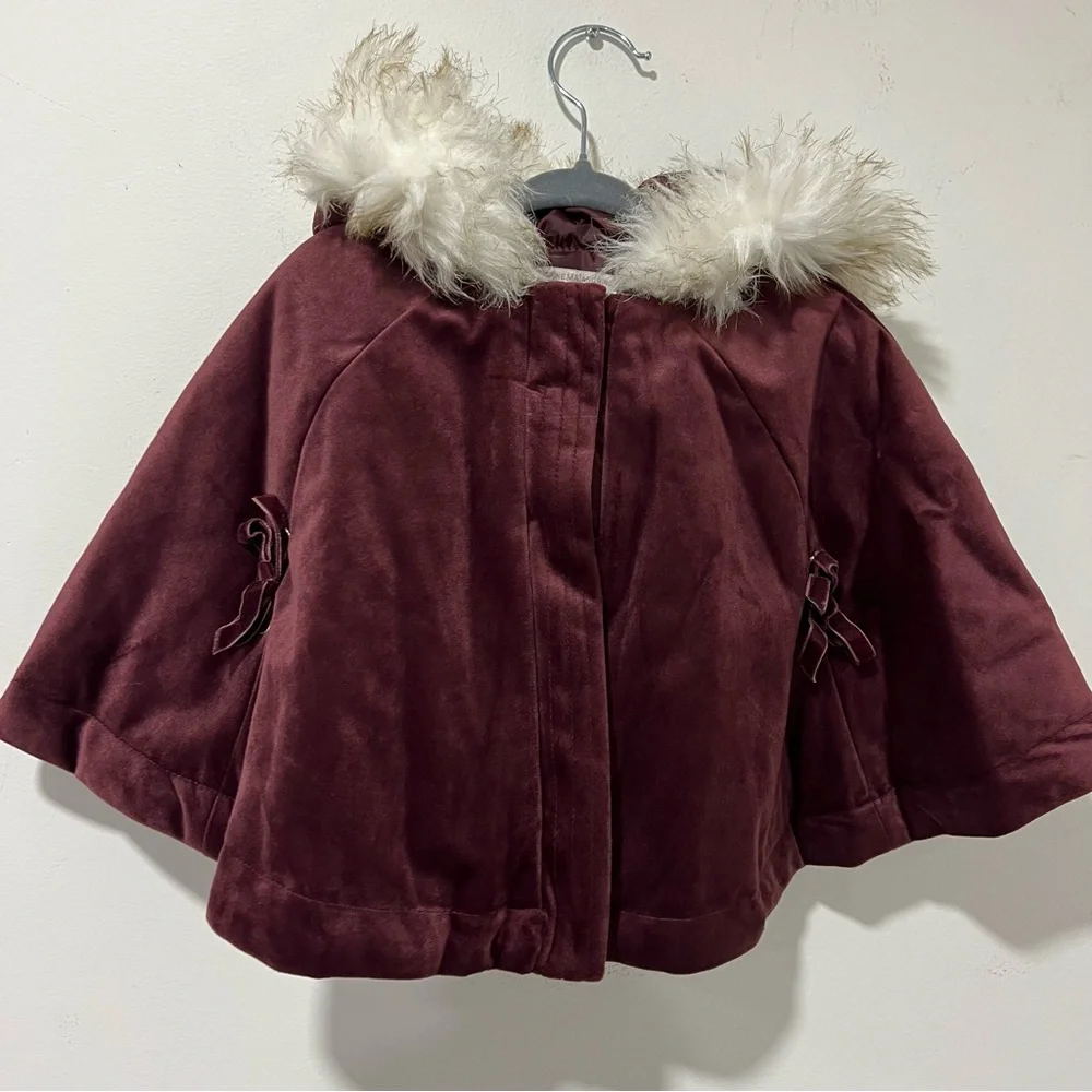 Catherine Malandrino  Baby Girl Poncho Shawl Coat 6-9M.